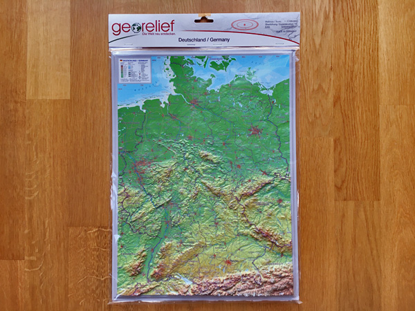 3D地図で見るドイツ