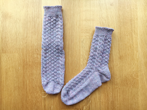 編み上がりました　～Many Hands Sock