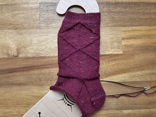 Bembe その6「みっちりしたヒールフラップ」　～52 Weeks of Socksプロジェクト