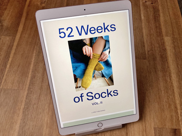 新刊52 Weeks of Socks Vol.IIにかんするイベント、Sock challengeとSock-knit-alongが始まりました