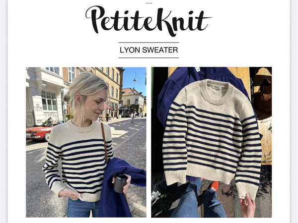 Lyon Sweaterを編みますー！