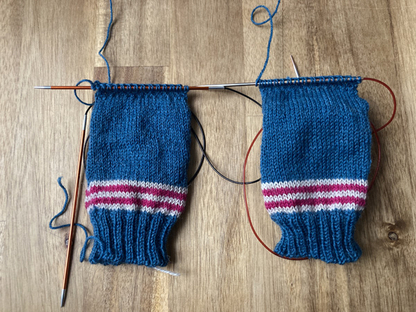 Lotte その3「フラップの模様がどうしてキレイに出ないのか」　～52 Weeks of Socksプロジェクト