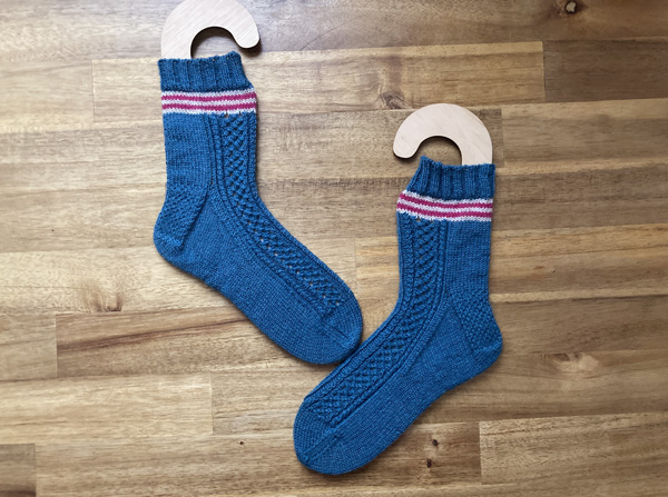 Lotte その8「暑くなる前に編み上がって良かった」　～52 Weeks of Socksプロジェクト