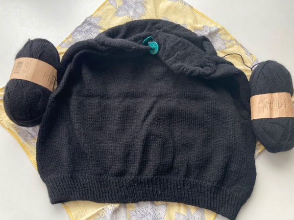 夫からセーターの注文