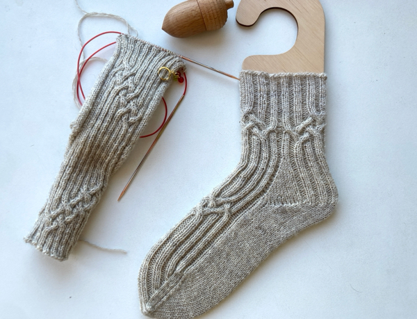 Lurik その4「あともうちょっと……」　〜52 Weeks of Socksプロジェクト