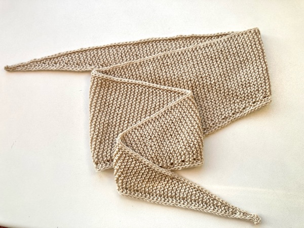 もう一枚のミニスカーフが完成！