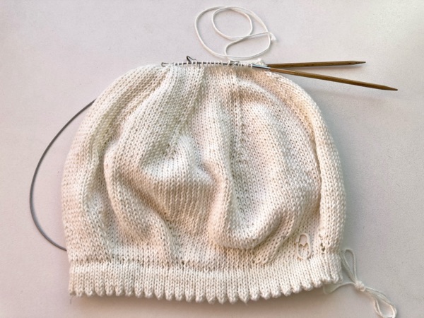 「春夏に使える　コットン糸で編むミニスカーフ」講座が終わりました